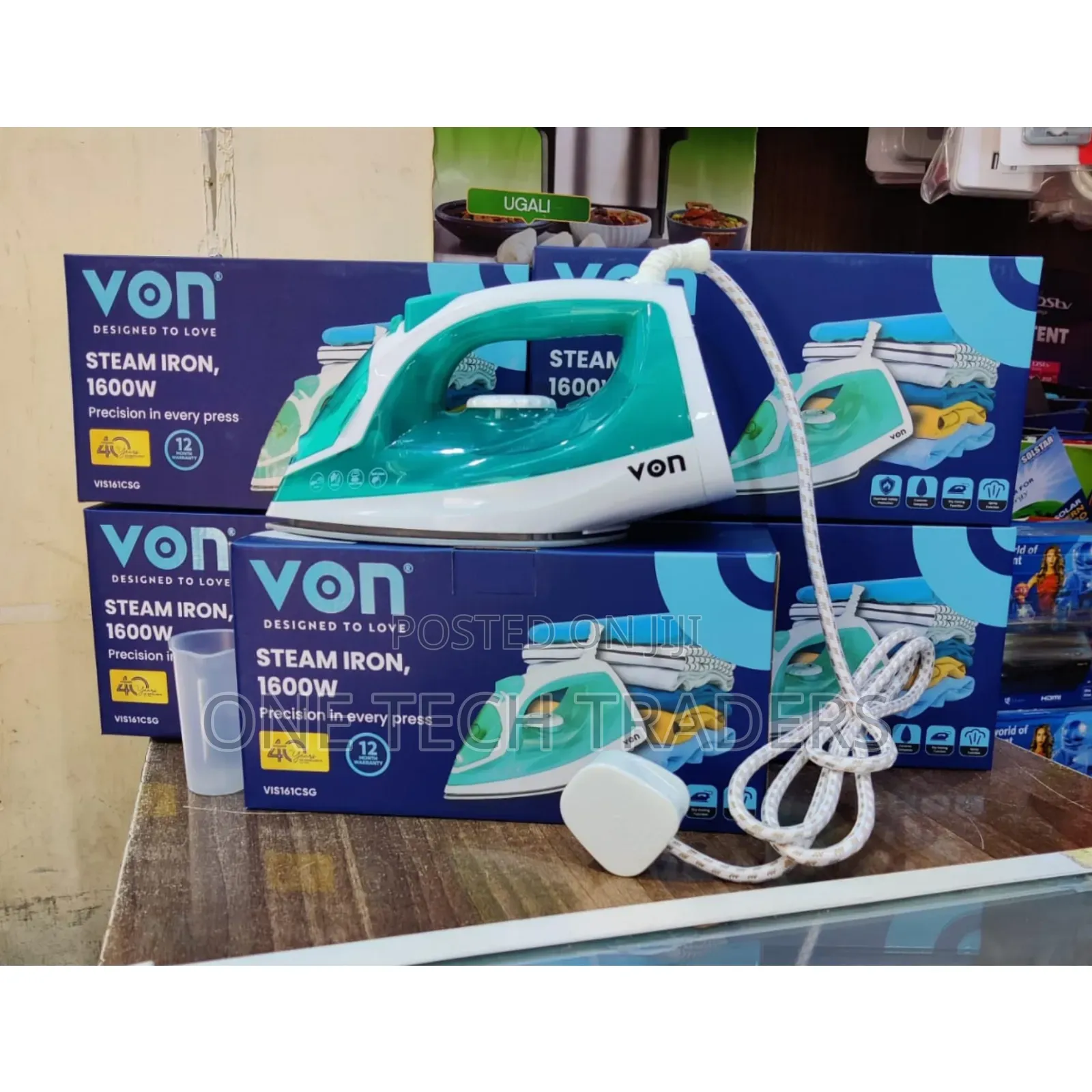 Von Steam Iron Box 1600w