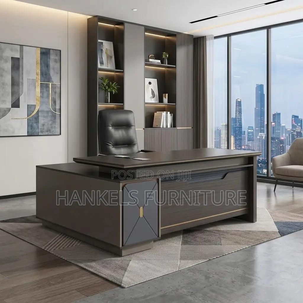 1.6m L-Shaped Manager Desk