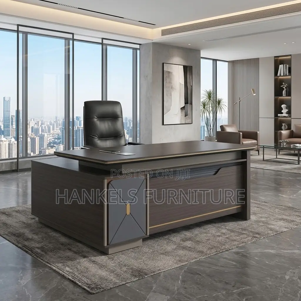1.6m L-Shaped Manager Desk