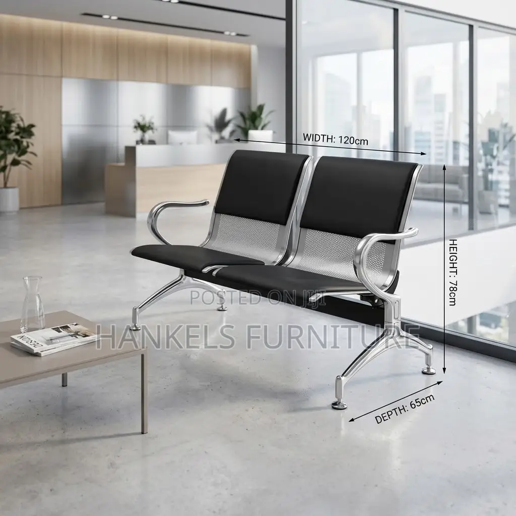 Modern 2 Seater Waiting Chair
