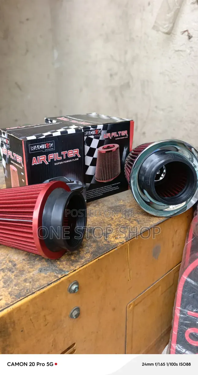 3" Cone Air Filters 4 Improve Engine Induction Sound Throrrle Response