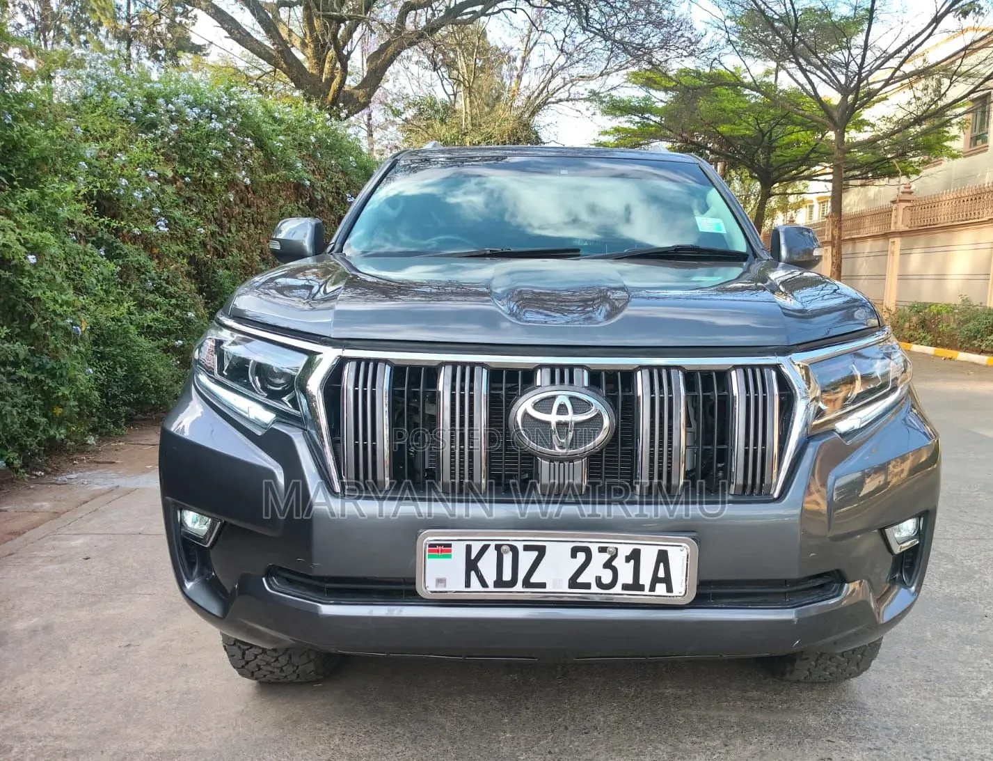 Toyota Land Cruiser Prado 3.0 190hp 2021 Gray