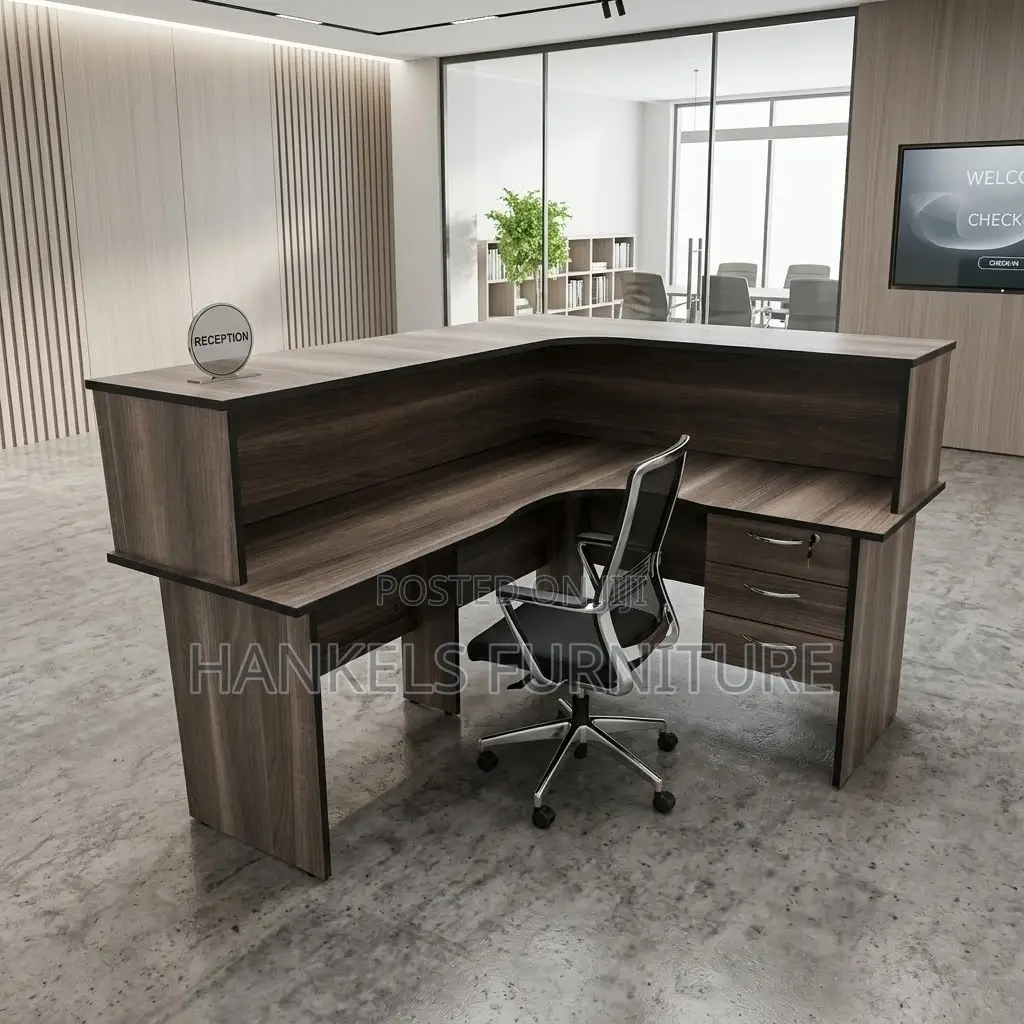 L-Shaped Reception Desk