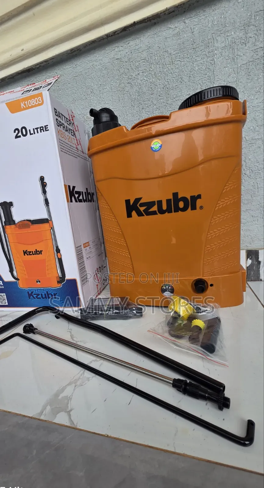 Kzubr 20L Cordless Crop, Garden & Pest Control Sprayer