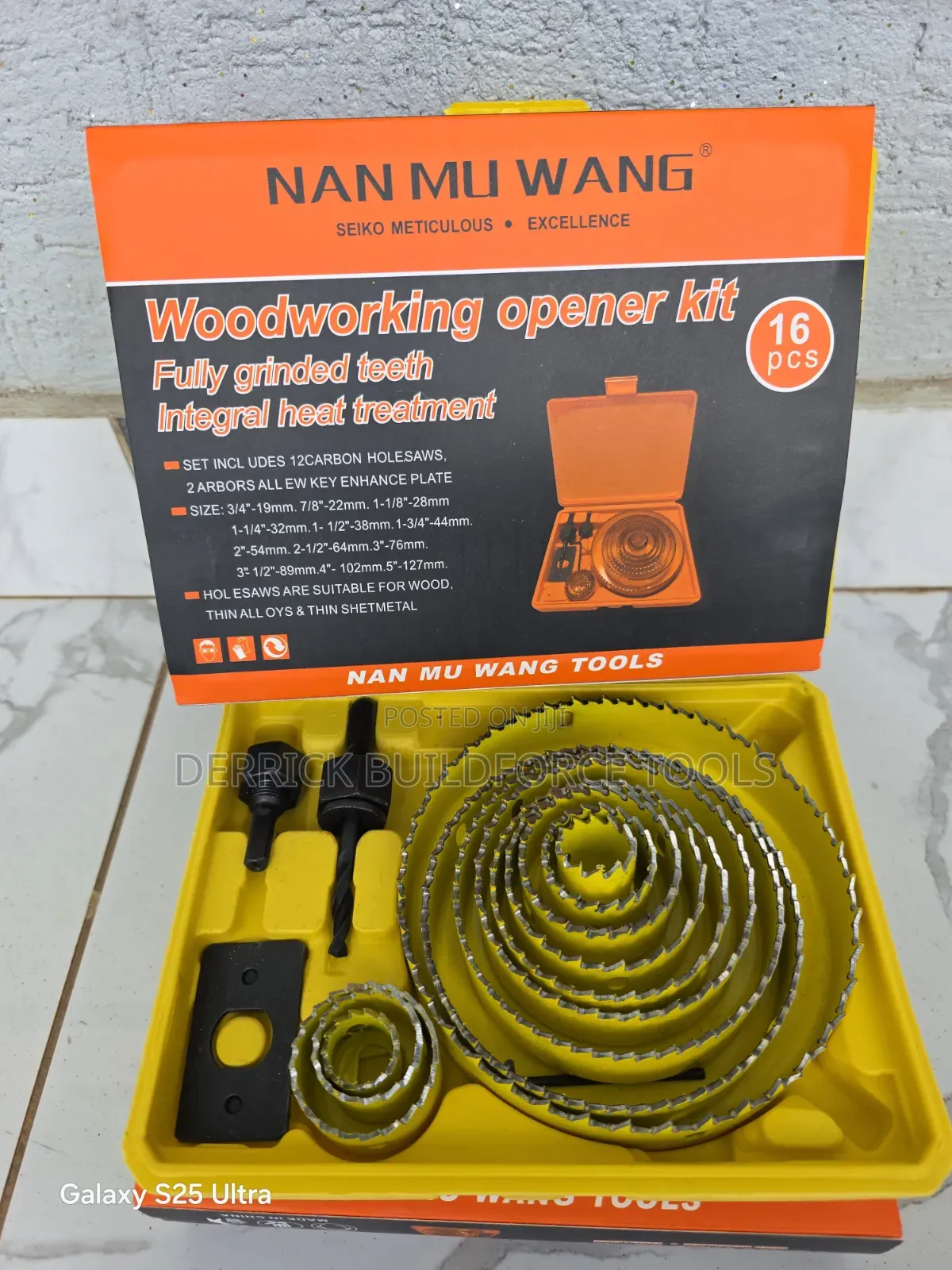 16pcs Holesaw Bits