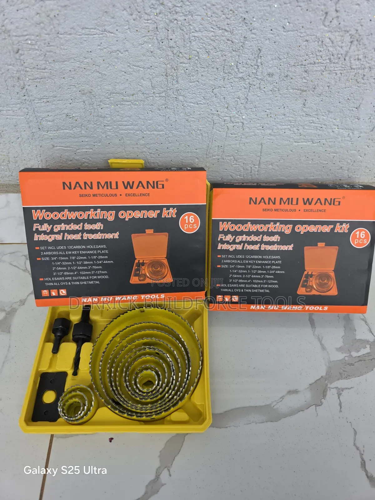 16pcs Holesaw Bits