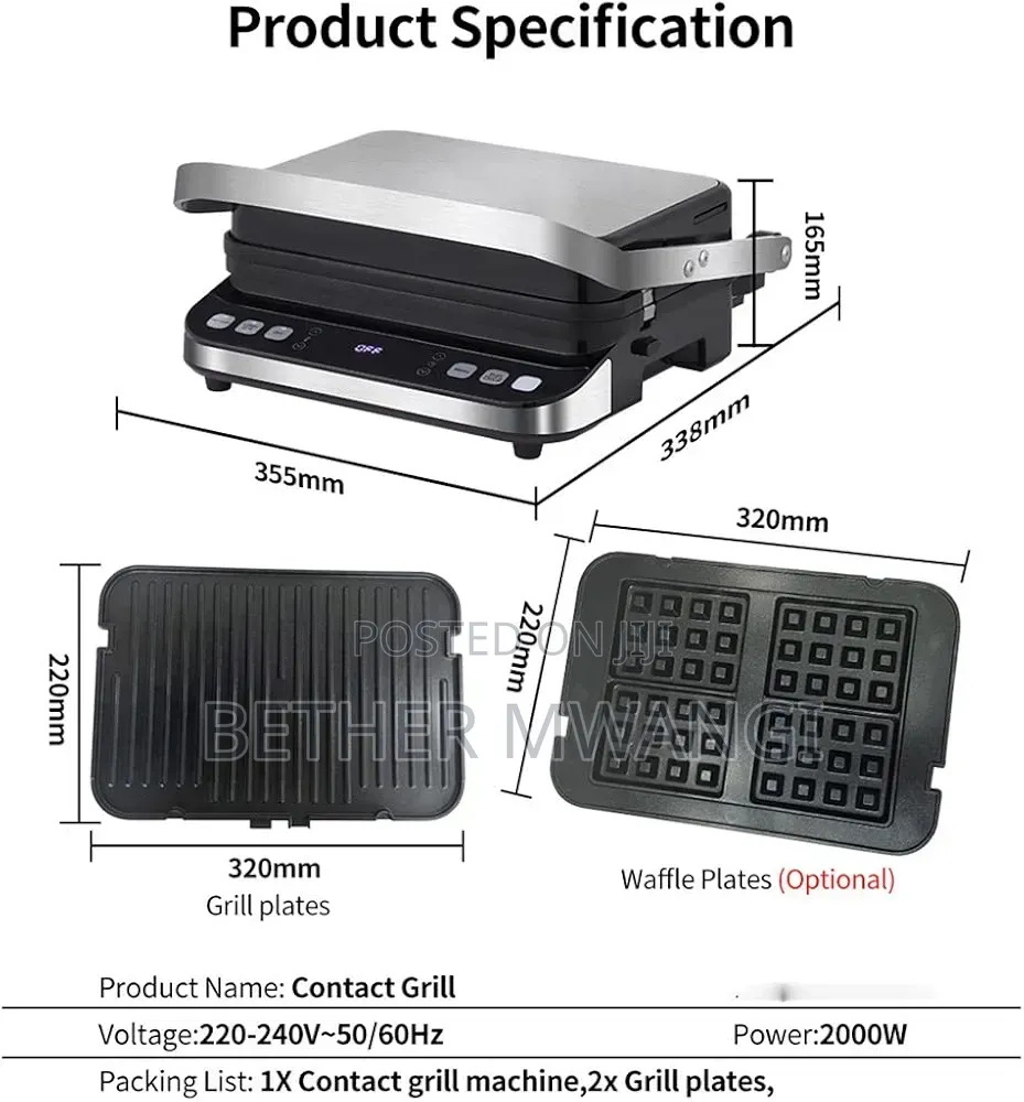 Multifunctional Contact Grill in Kenya