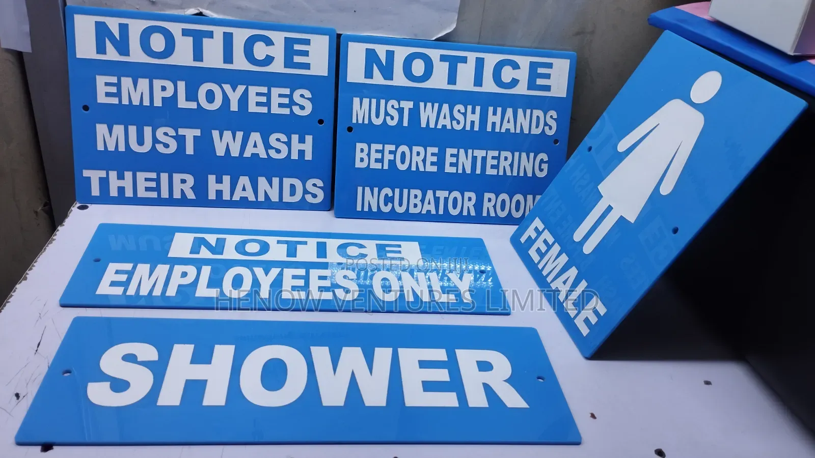 Facility Signage Boards