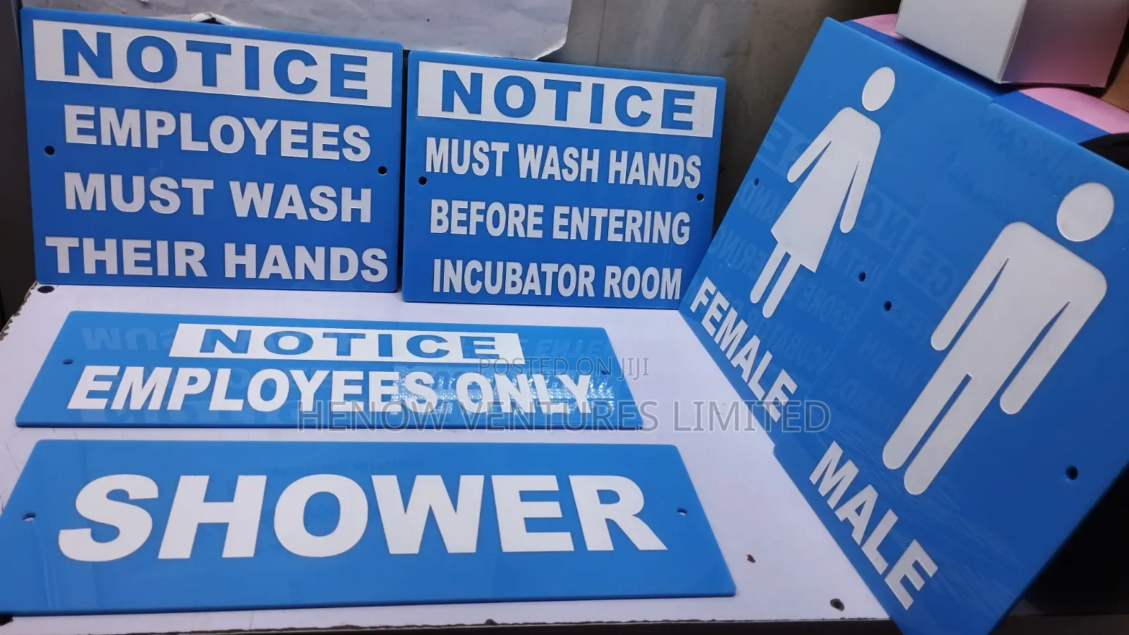 Facility Signage Boards