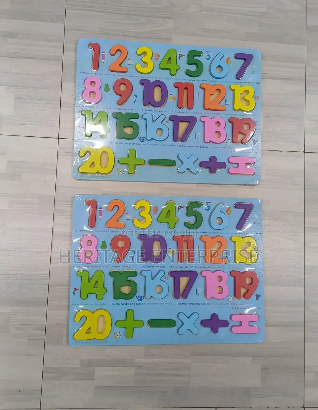 Wooden Number, Kids Leaning Number