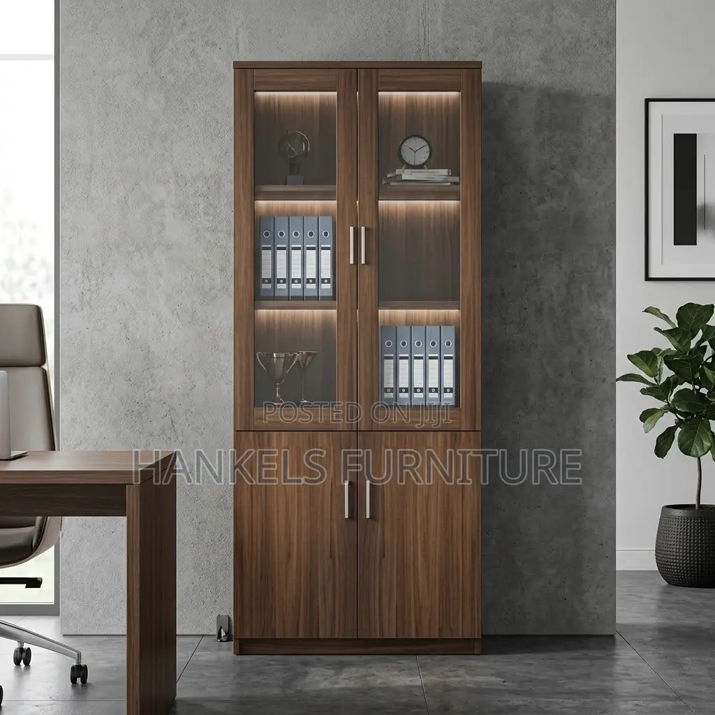 Wooden 2 Door Filing Cabinet