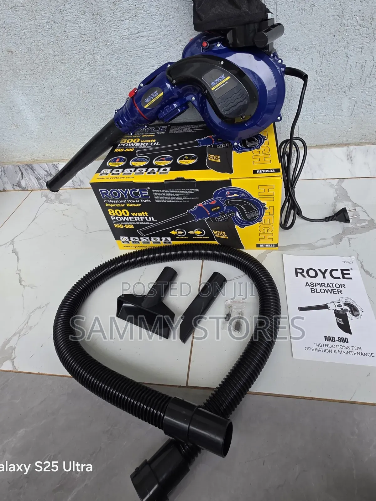 Royce Professional 800W 2-in-1 Blower Aspirator