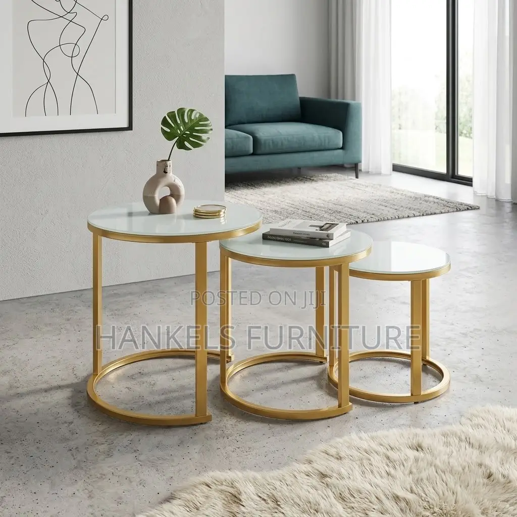 Nesting Coffee Table Stools