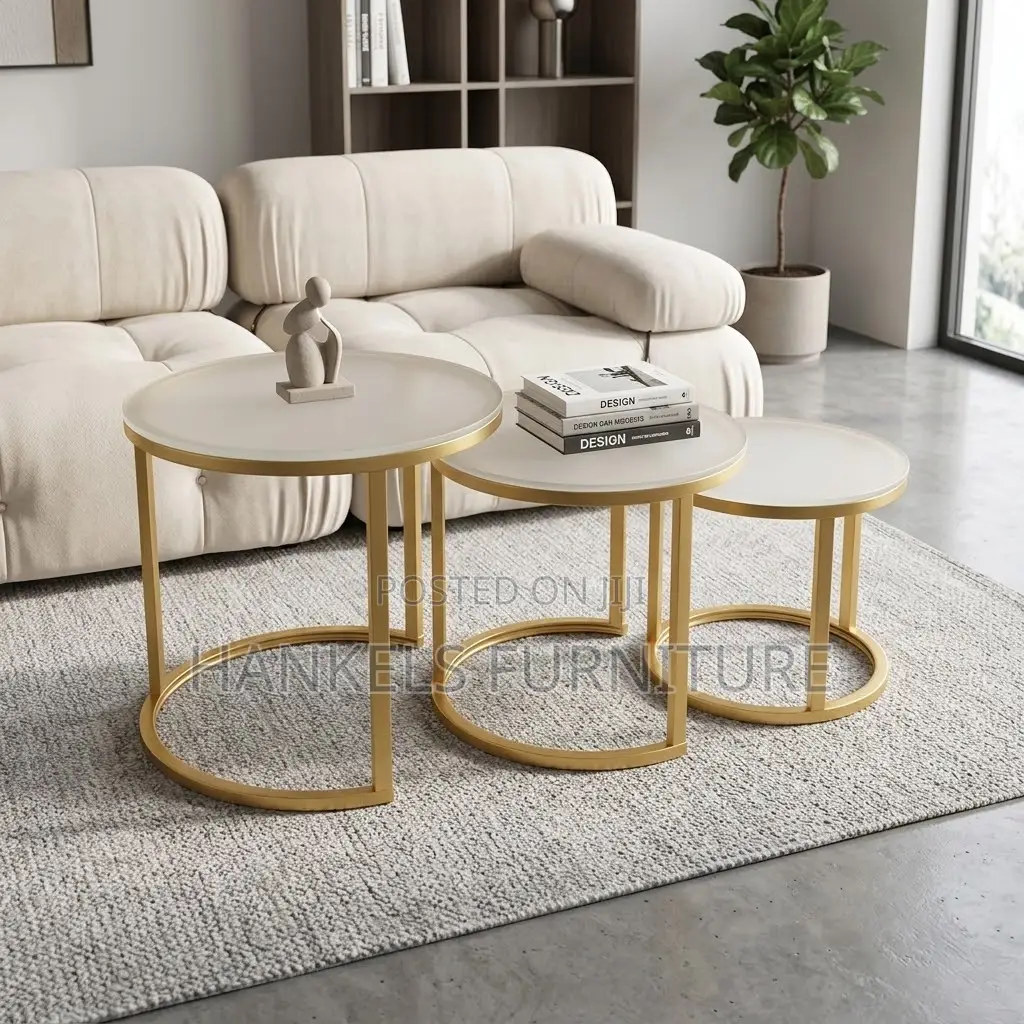 Nesting Coffee Table Stools