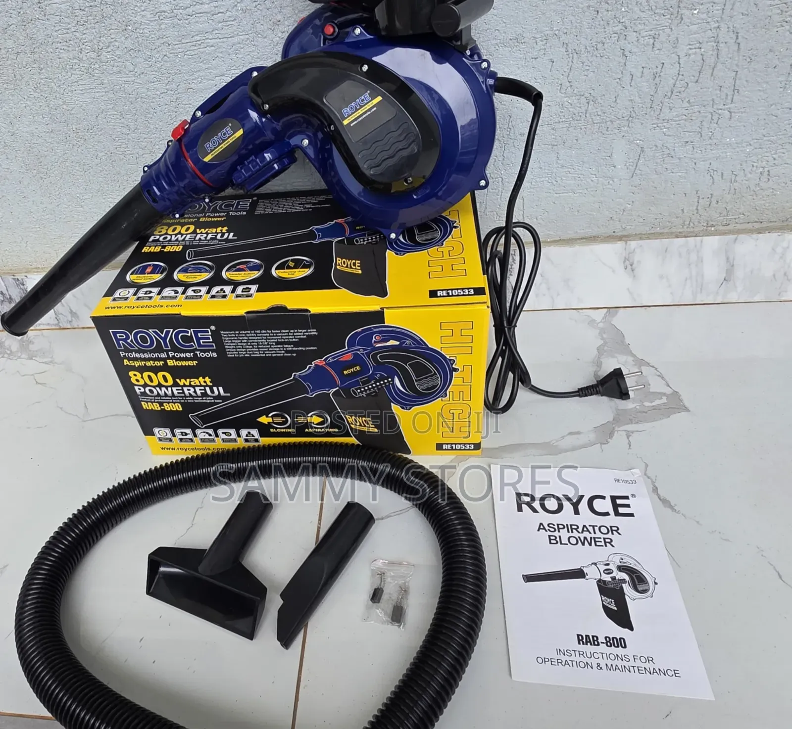 Royce RAB-800 800W Air Blower Vacuum Cleaner