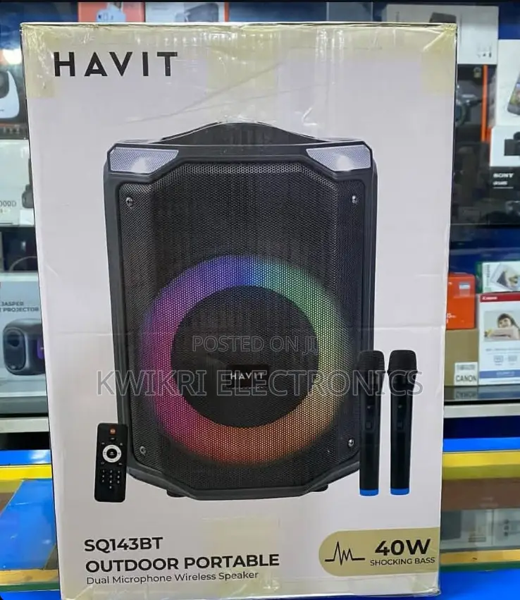 HAVIT SQ143BT Outdoor RGB Bluetooth Speaker