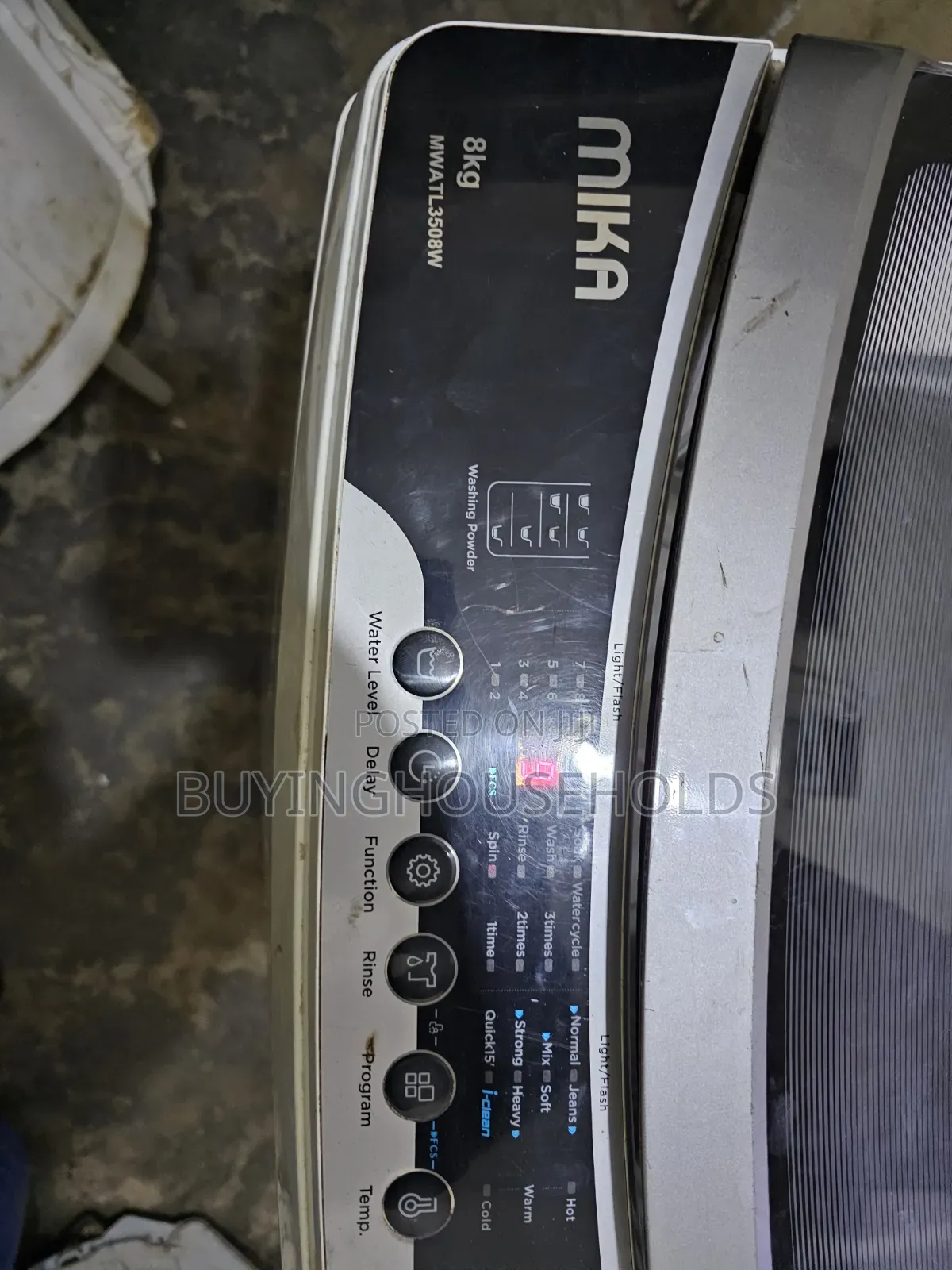 Mika 8kg Top Load Automatic