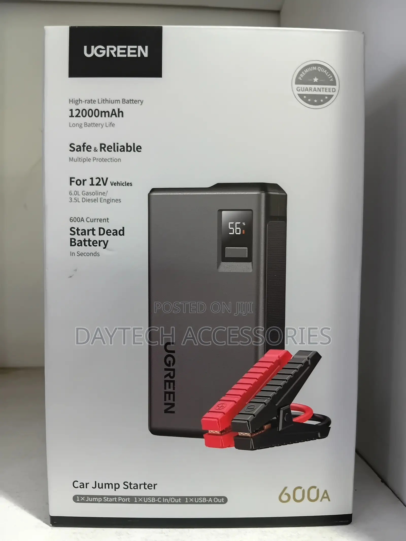 UGREEN 12000mAh Car Battery Jump Starter.