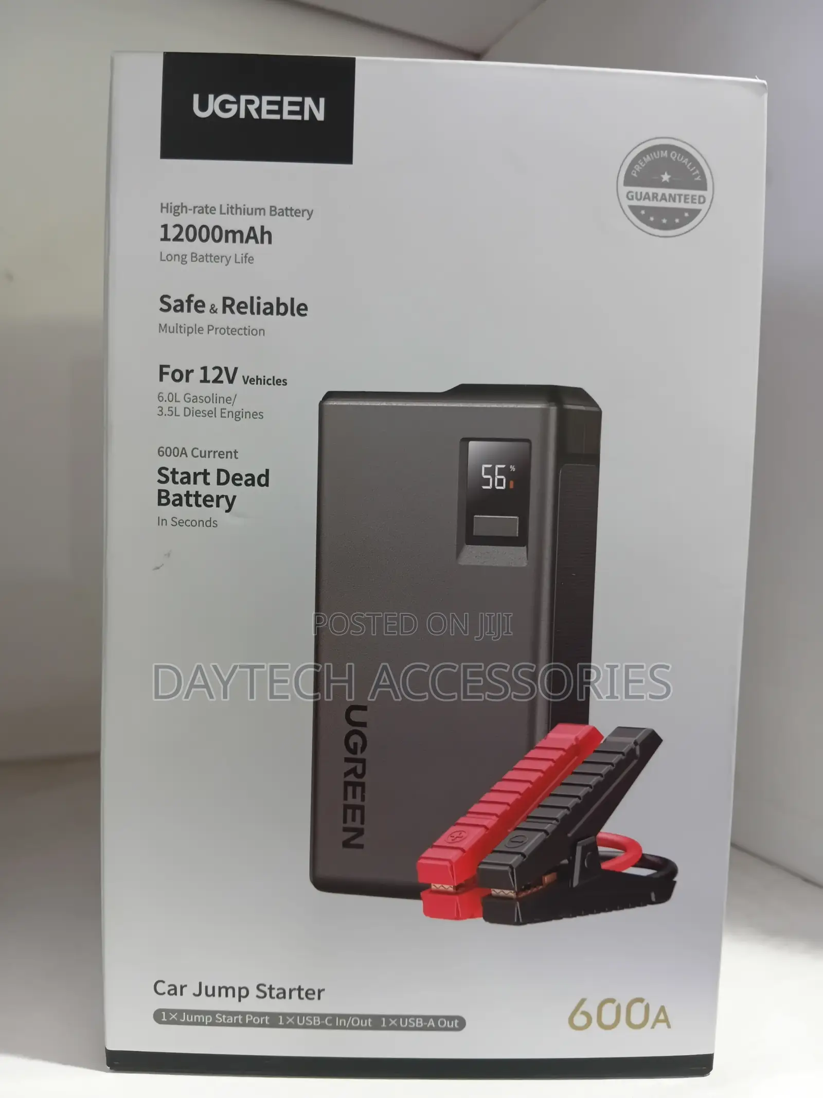 UGREEN 12000mAh Car Battery Jump Starter.