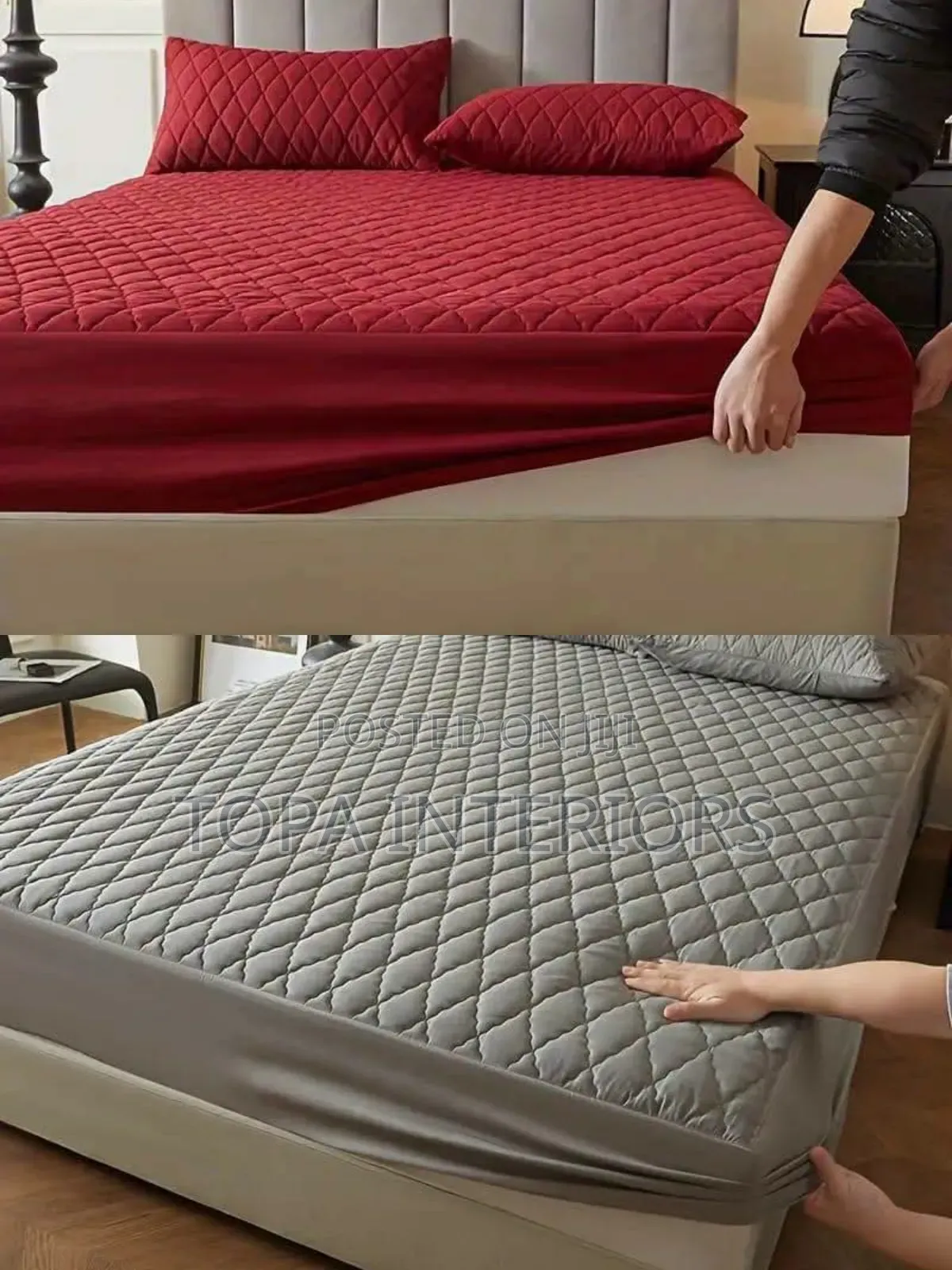 6x6 Waterproof Fitted Mattress Protector