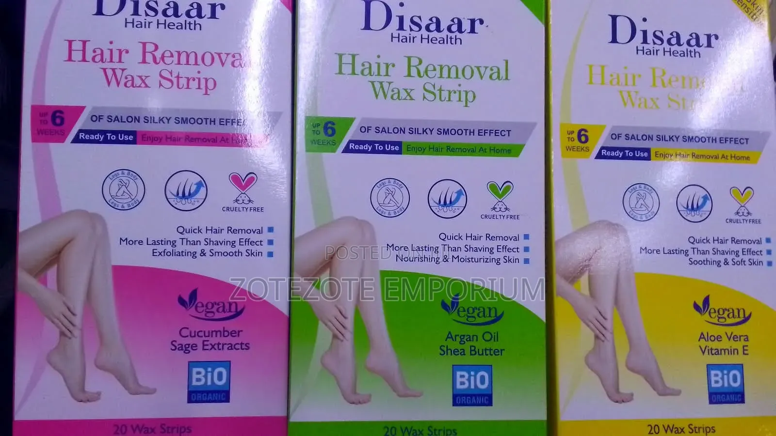 Hair Removal Wax Strips