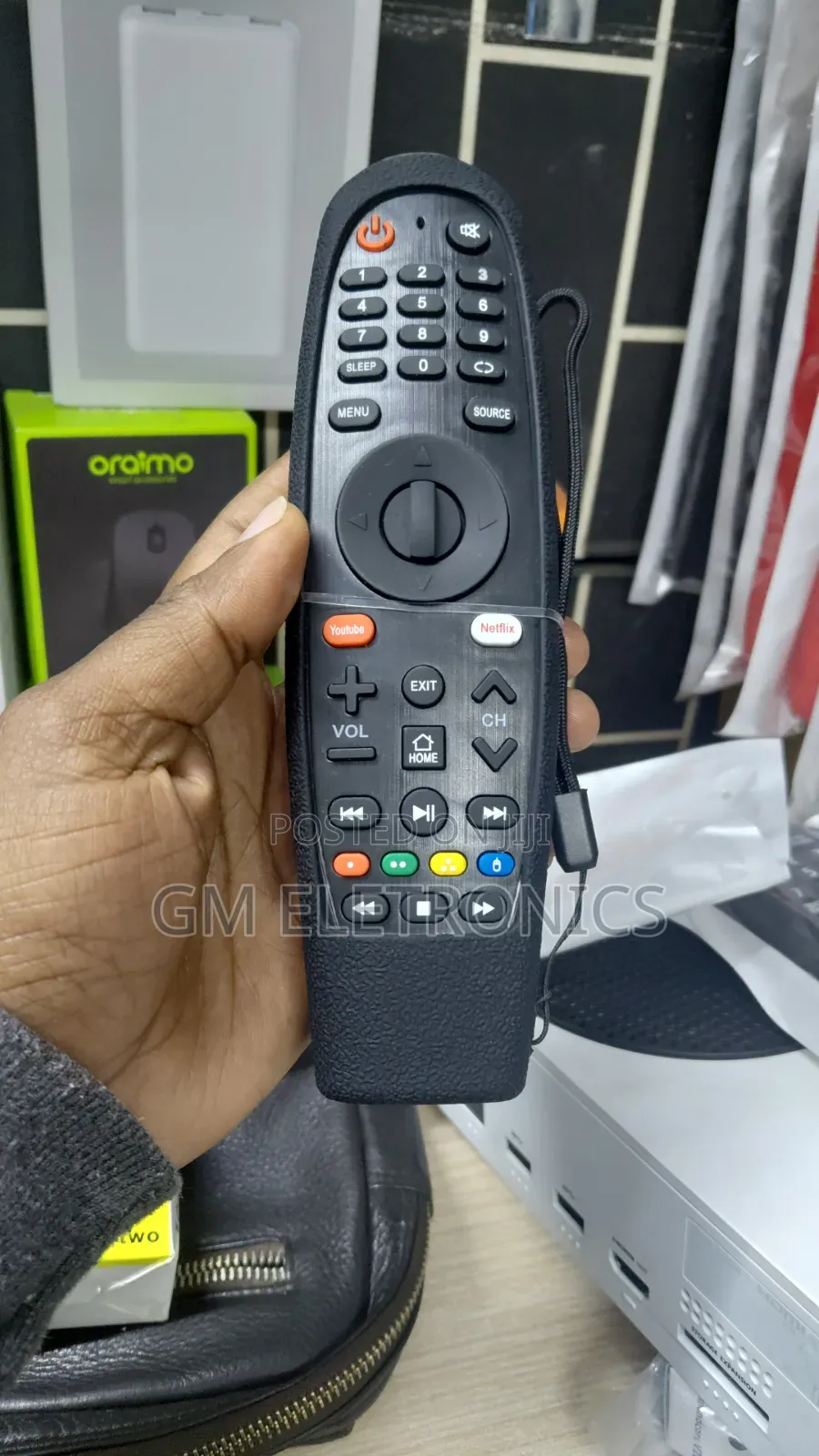 Vitron/Von Smart TV Replacement Remote With Batteries Silicone Case