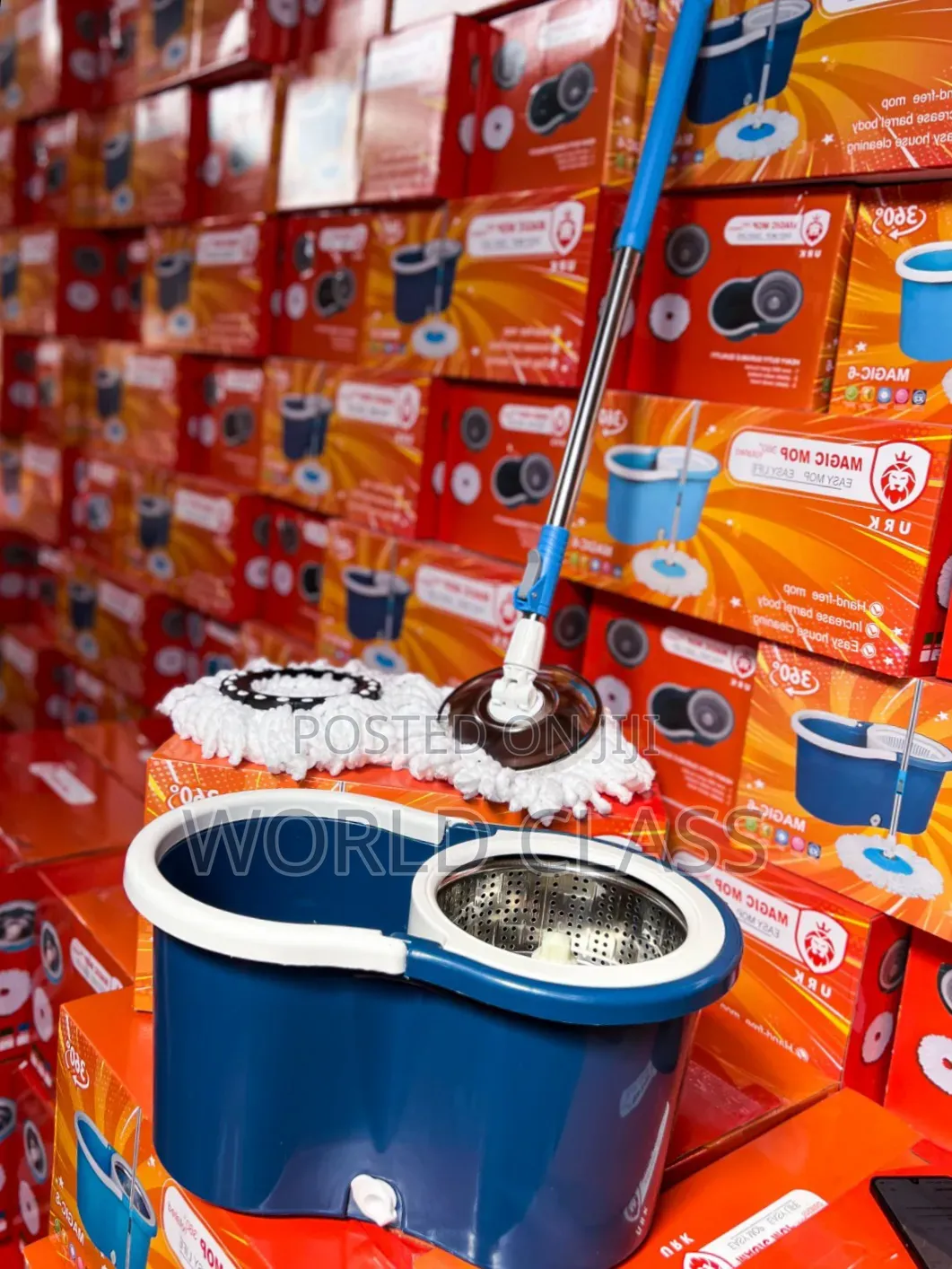 URK Magic-6 Spin Mop and Bucket Set