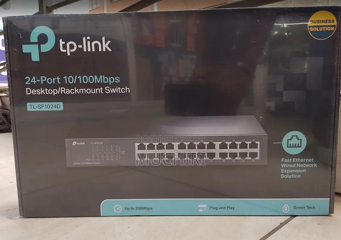 TP-Link TL-SF1024D 24-Port Rackmount Switch