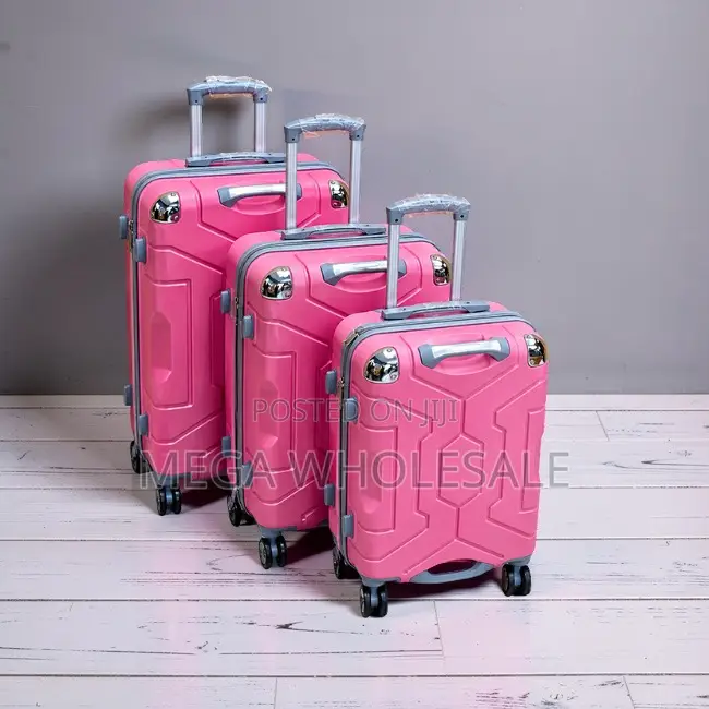 Stylish Design 3-in-1 Unbreakable Suitcase Briefcase Bag Set