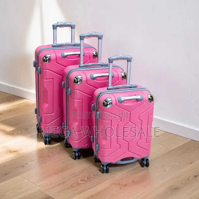 Stylish Design 3-in-1 Unbreakable Suitcase Briefcase Bag Set