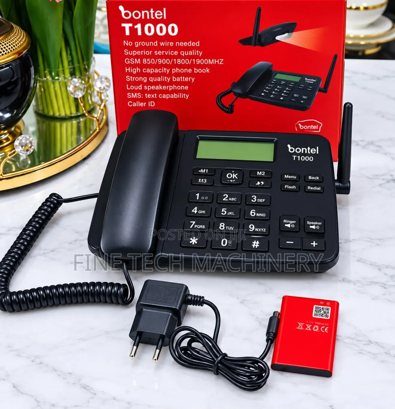 Bontel T1000 GSM Fixed Wireless Landline Desktop Telephone