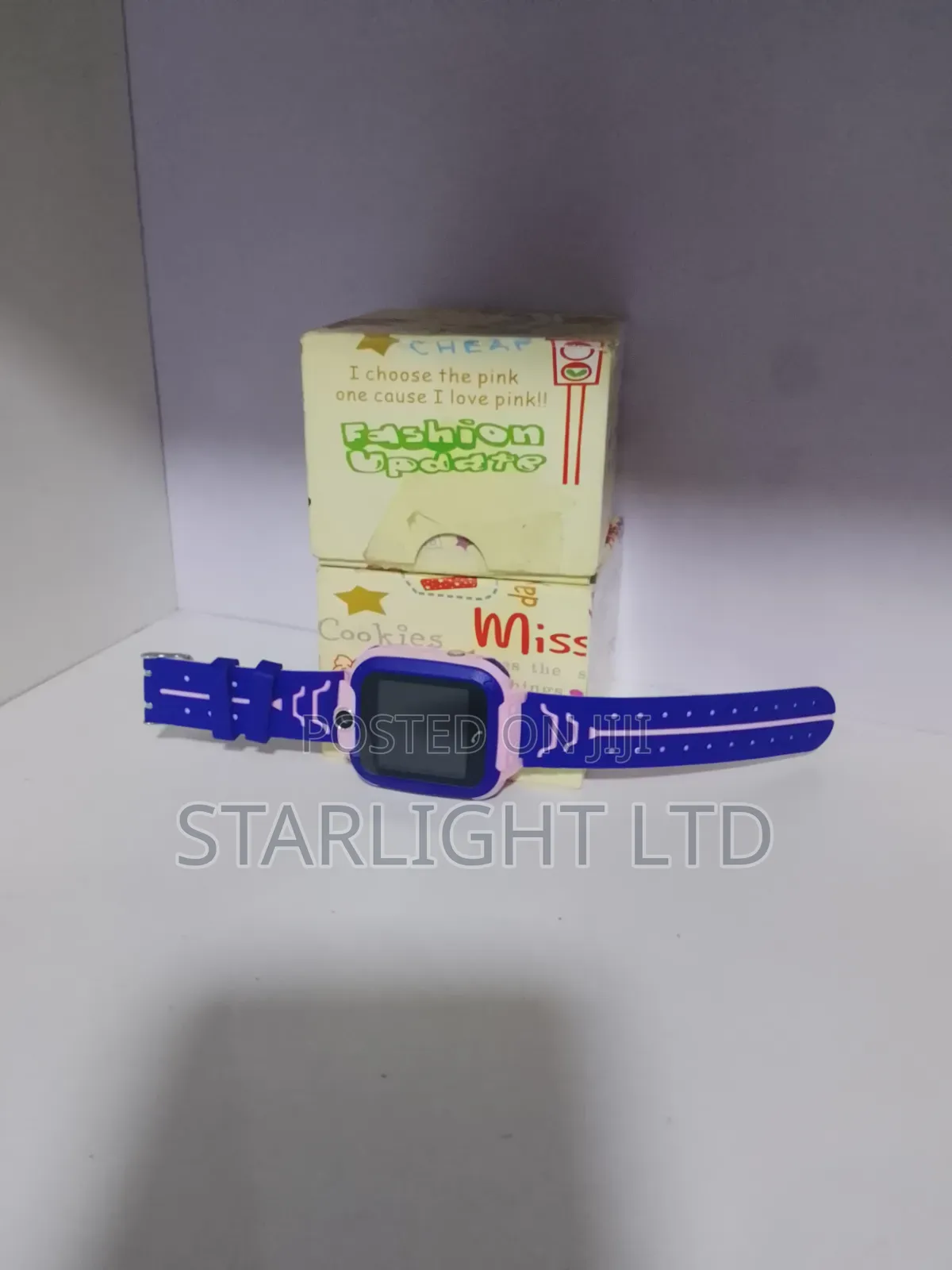 Kids Smart Watch in Purple and Pink With Original Display Box