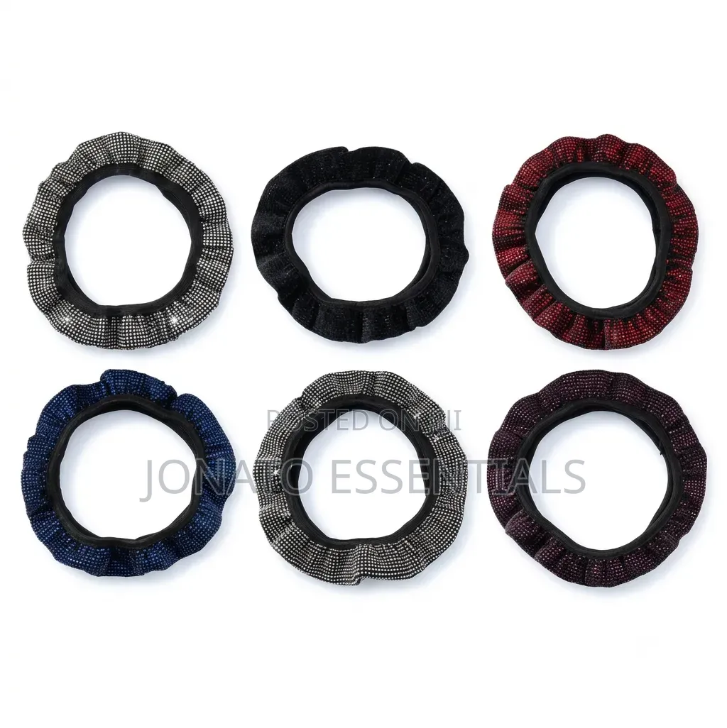 Sparkle Steering Wheel Cover Universal Fit Elastic