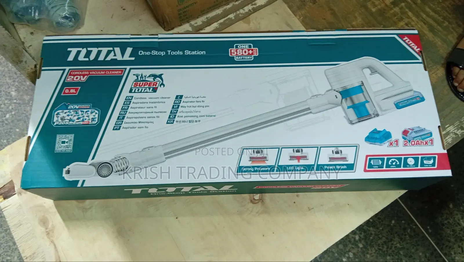 Total 0.8L 20V Cordless Vacuum Cleaner