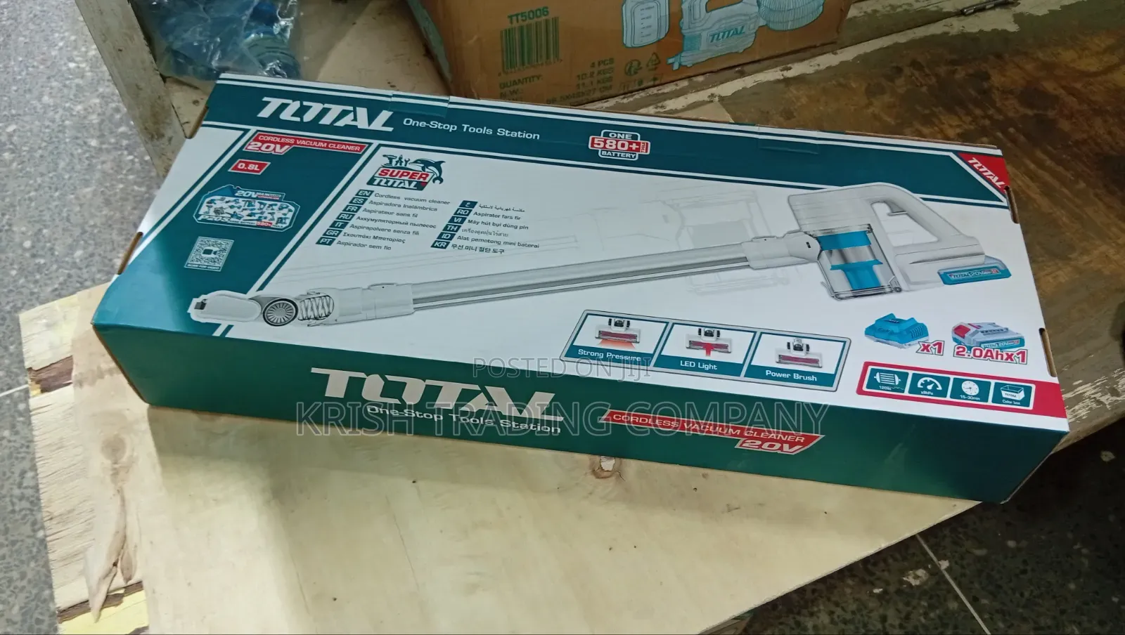 Total 0.8L 20V Cordless Vacuum Cleaner