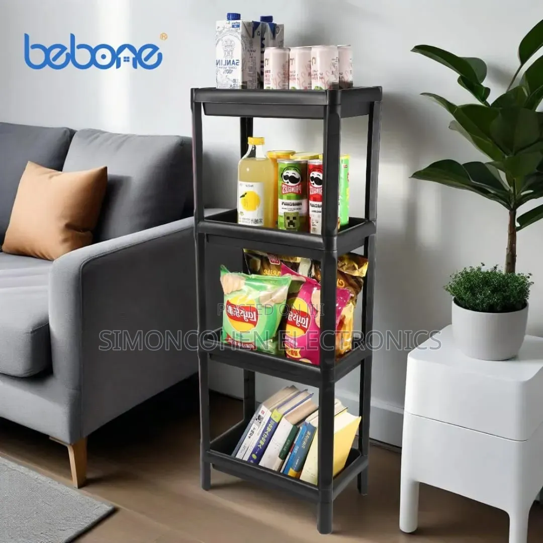 4 Tier Quality Storage Rack With Movable Wheels
