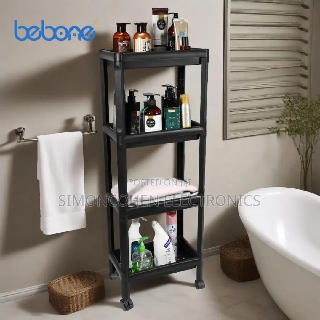 4 Tier Quality Storage Rack With Movable Wheels