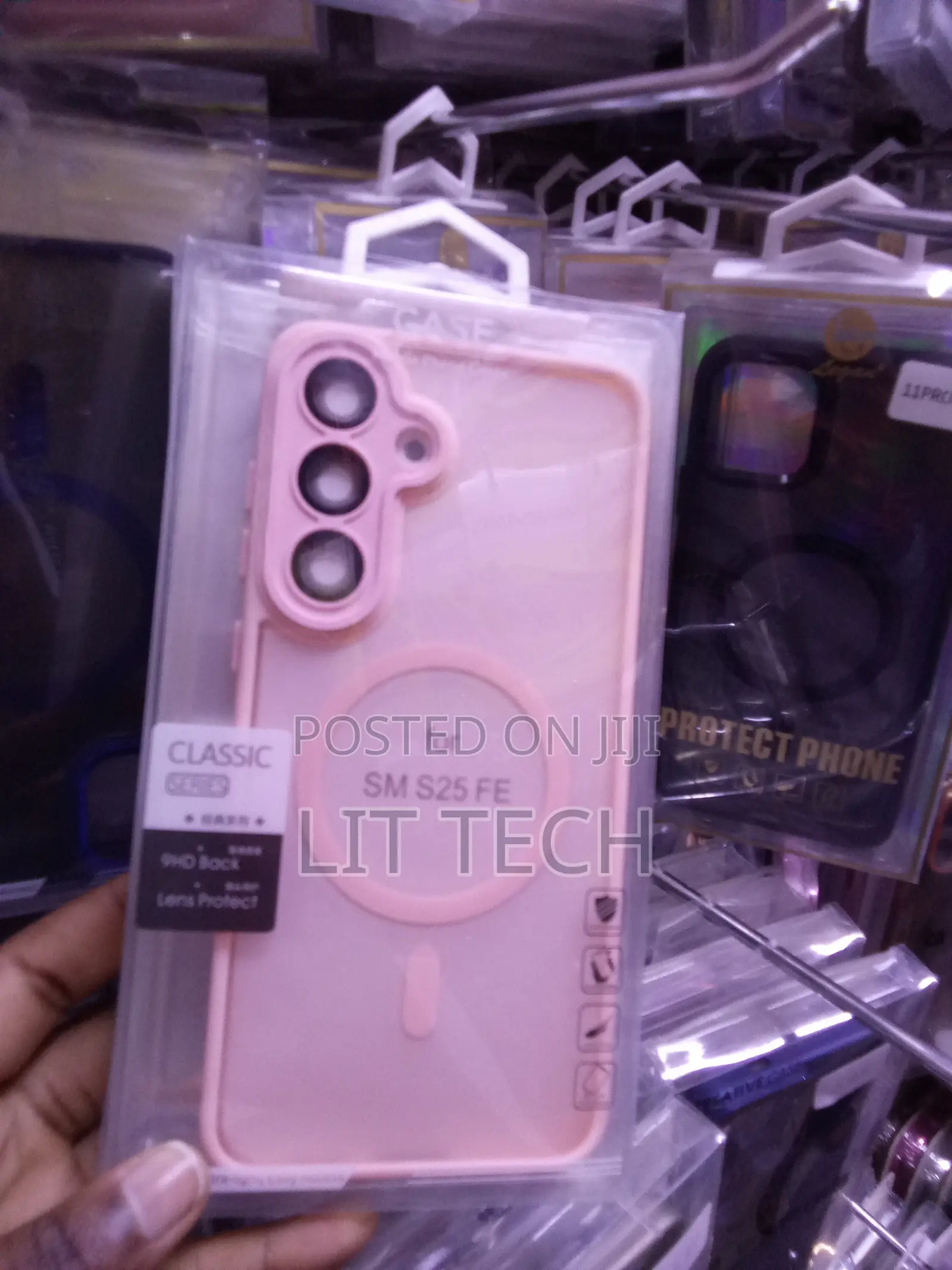 Pink Classic MagSafe Transluscent Case for Samsung Galaxy S25 FE