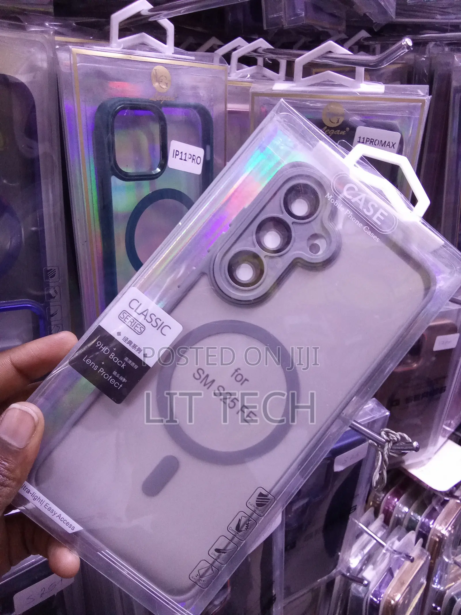 Grey Classic MagSafe Transluscent Case for Samsung Galaxy S25 FE