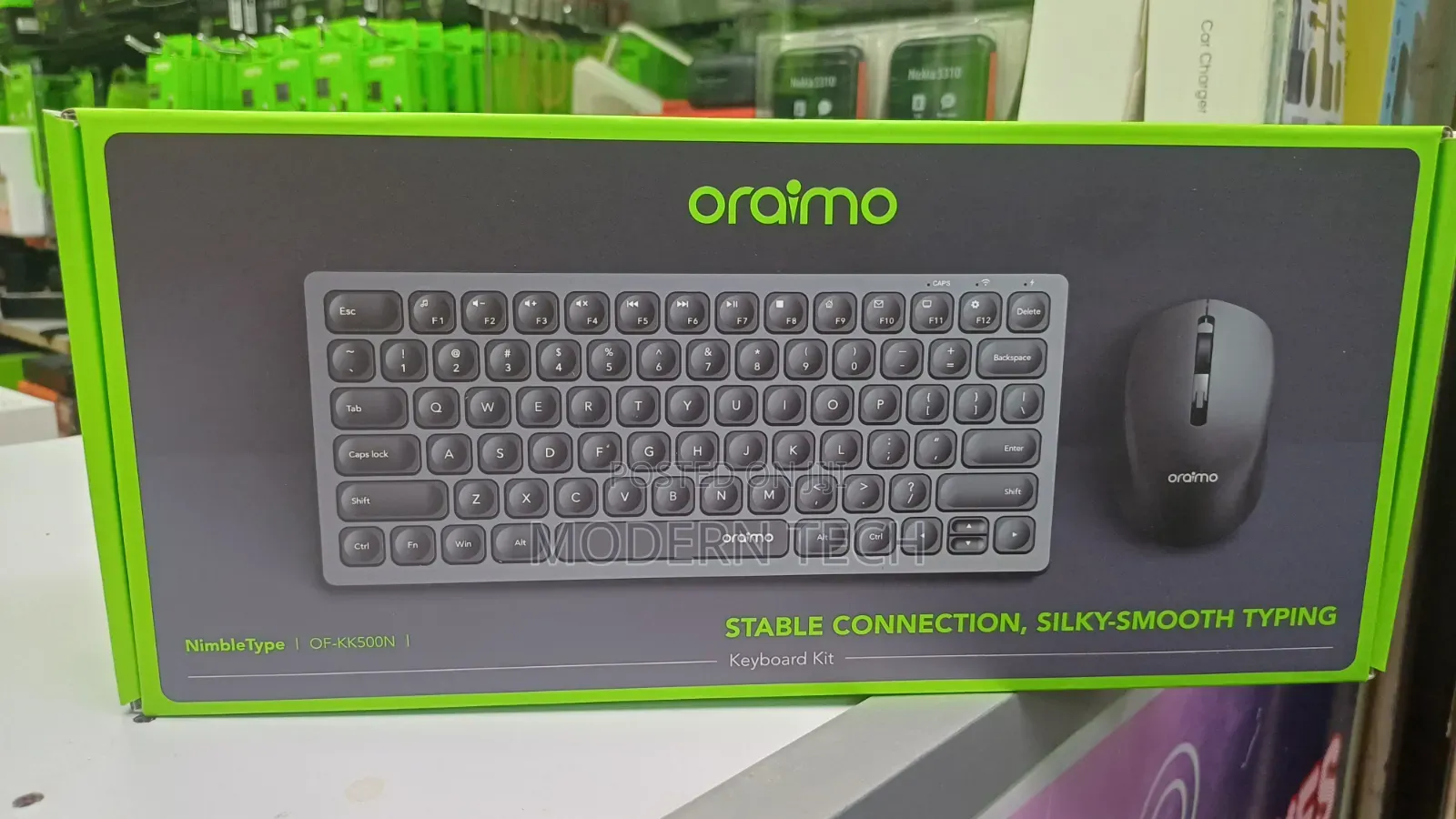 Oraimo NimbleType Wireless Keyboard Mouse Combo – Slim Portable