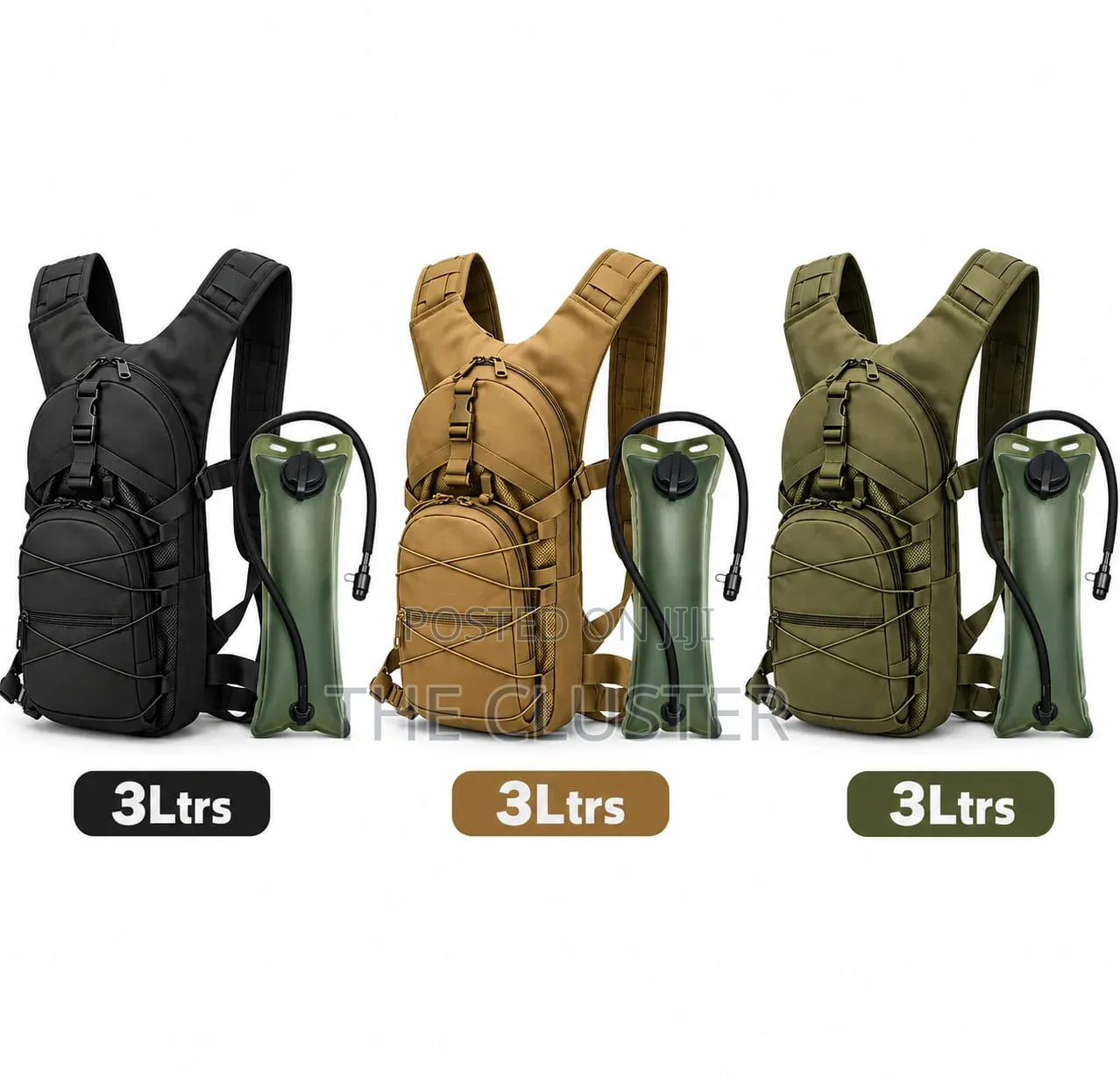 3L Tactical Hydration Backpack Lightweight Hiking Outdoor Water Bag