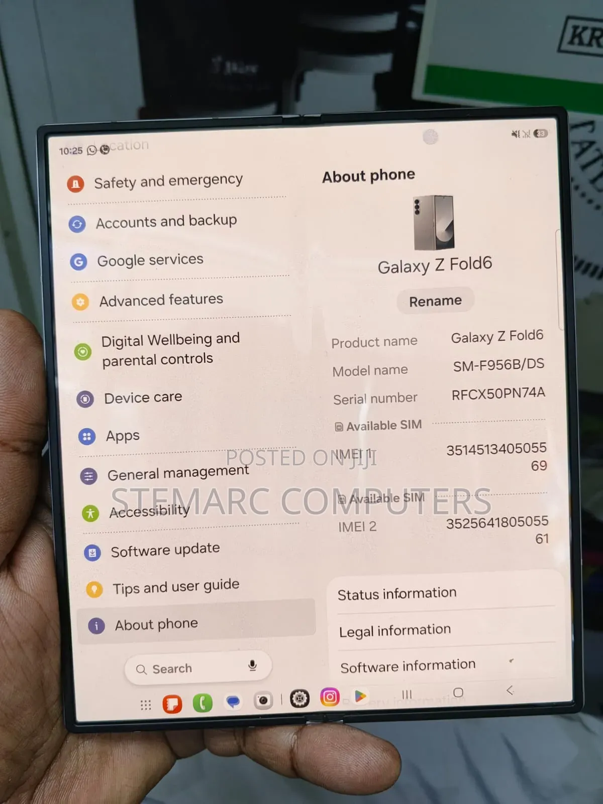 Samsung Galaxy Z Fold6 256 GB Gray