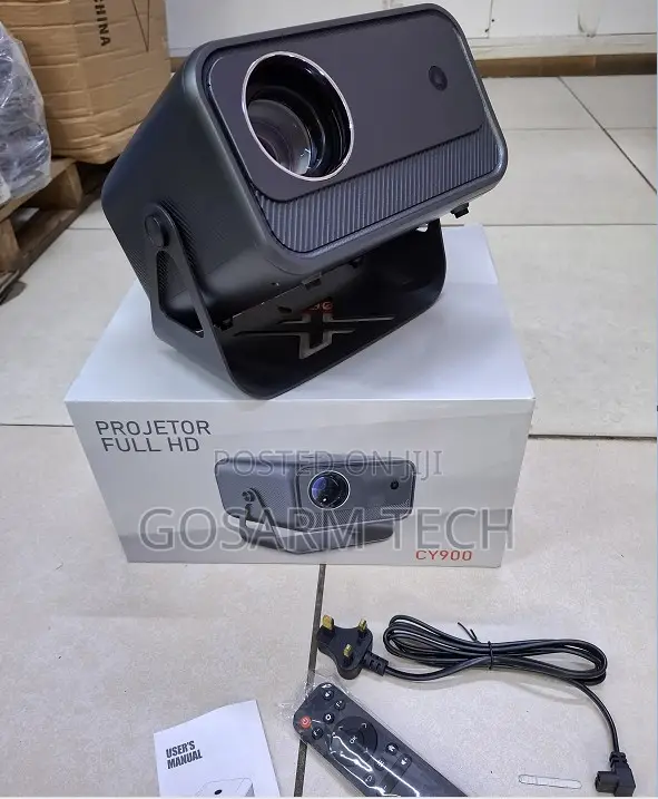 CY900 Smart Projector -Wi-Fi Bluetooth for Movies, Gaming Sports