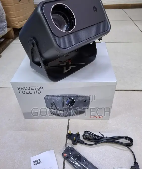 CY900 Smart Projector -Wi-Fi Bluetooth for Movies, Gaming Sports