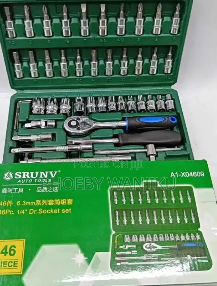 46 Pieces Socket Wrench