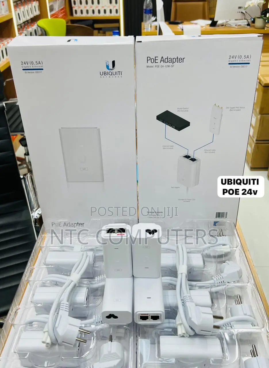 Ubiquiti POE-24 24V 0.5A PoE Adapter