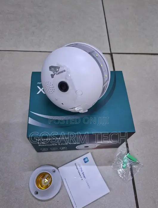 V380 Max 2mp Bulb Camera – Smart Wifi Security Camera With Lighting