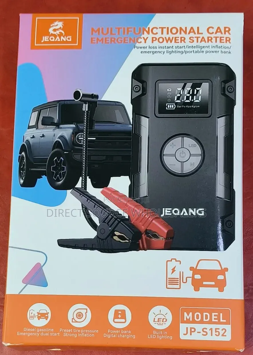 Car Jump Starter Tyre Inflator 4-in-1 JP-S152
