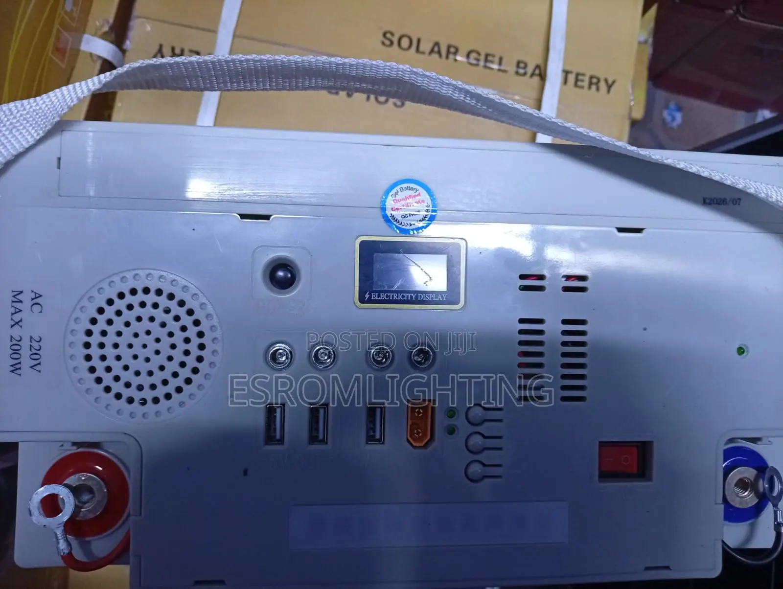 12V 100Ah Multifunctional Solar Gel Battery