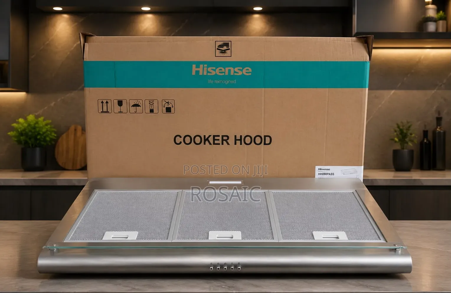  Hisense 60cm Cooker Hood 
Hisense 90cm Cooker Hood